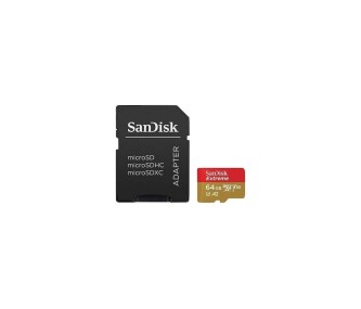 SANDISK Extreme microSDXC Karte 64 GB mit Adapter
