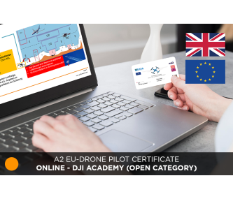 A2 EU-Drone Pilot Certificate ONLINE (Training and exam in ENGLISH)