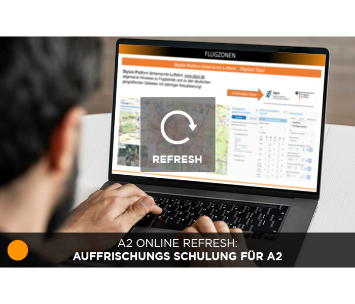 A2 ONLINE REFRESH: Auffrischungs Schulung für das A2 Fernpilotenzeugnis (+ Pilotenkarte)