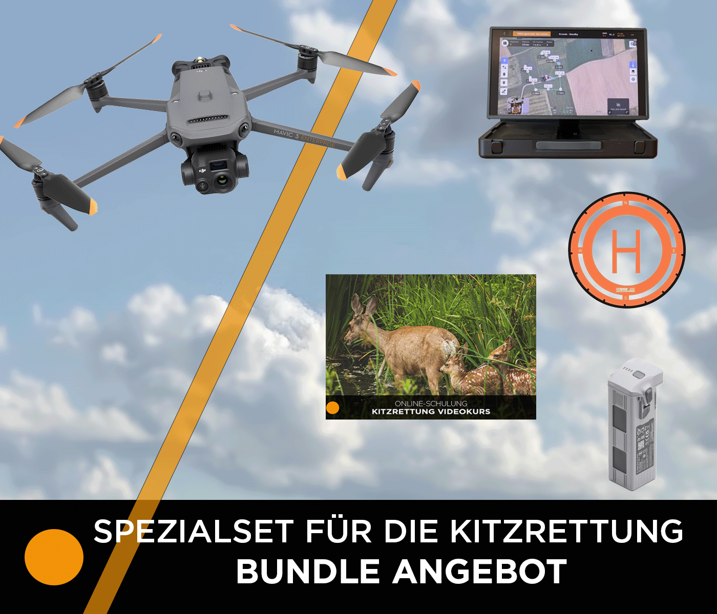 DJI Mavic 3TA – Budgetset für Kitzrettung DJI Mavic 3TA – Budgetset für Kitzrettung