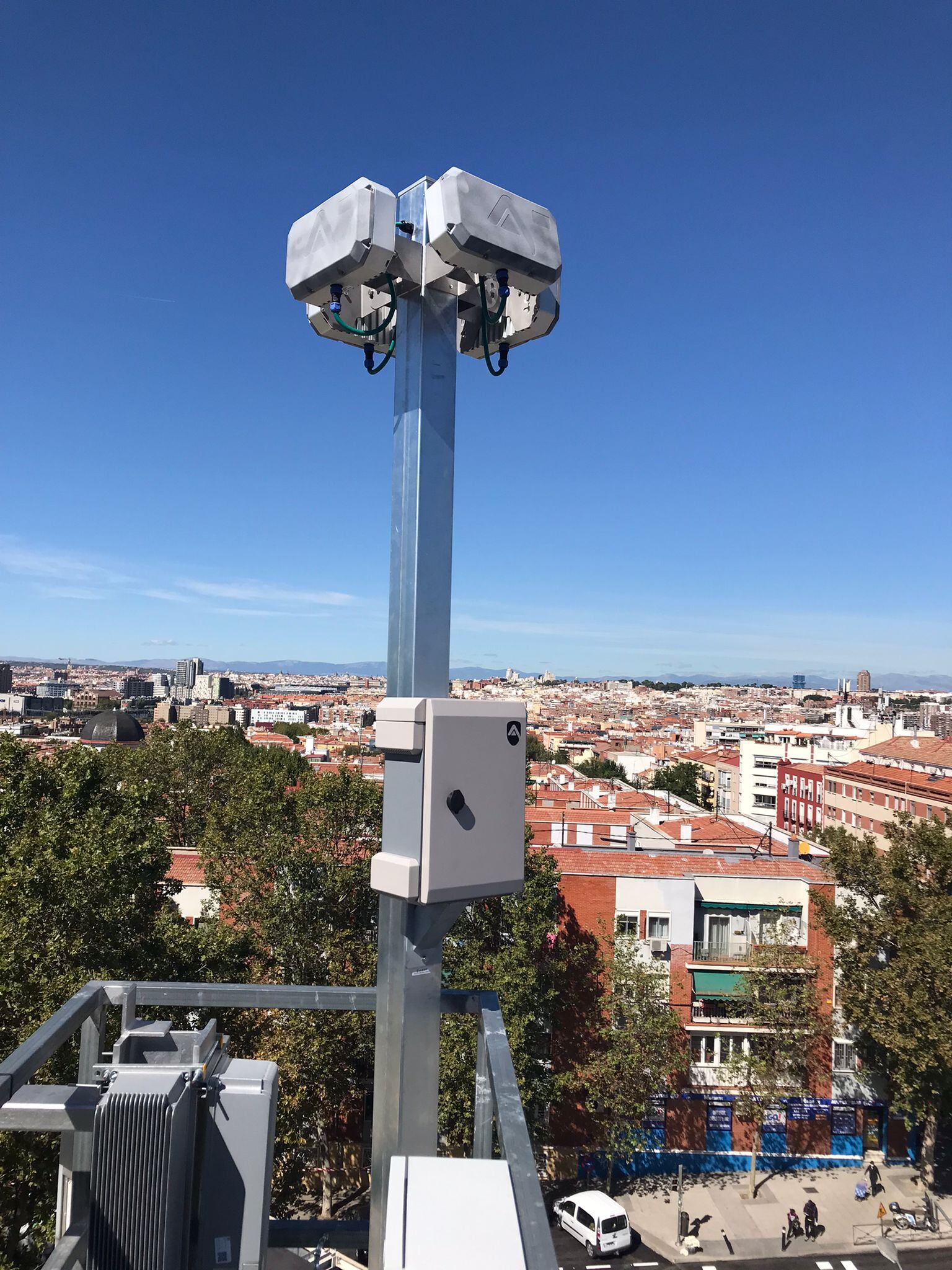 Stationäres ASDT SENDES System zur Drohnenerkennung