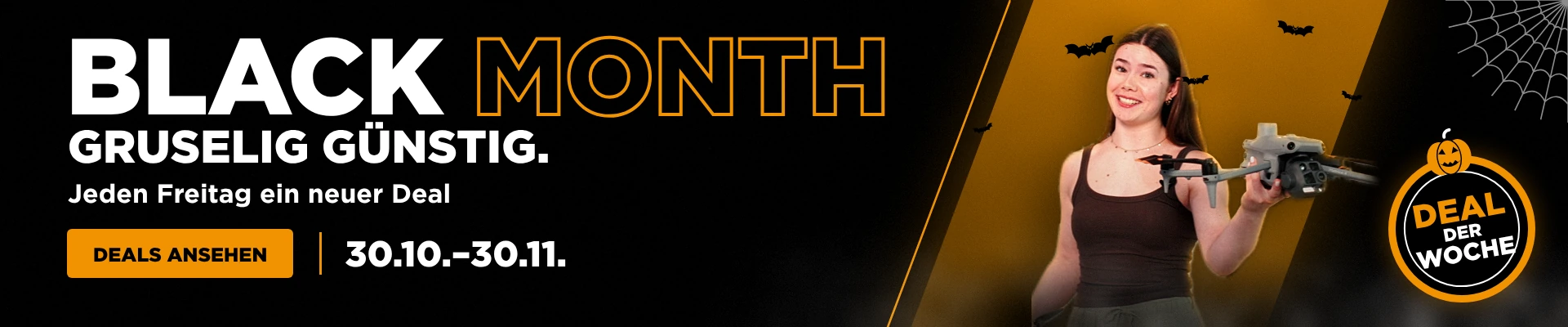 Black Month bei ProFlyCenter: Halloween-Woche – zum Deal der Woche