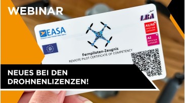Webinar: Drohnenlizenzen im Jahr 2026 – was gibt es Neues?