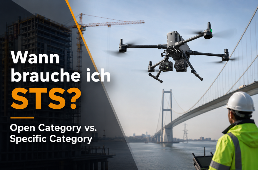 Wann brauche ich STS? Open Category, Specific Category, VLOS und BVLOS einfach erklärt
