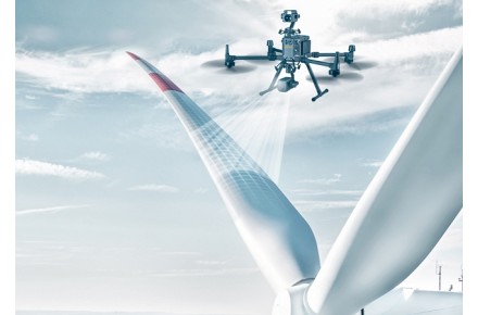 TOPseven: Berührungslose Blitzschutzprüfung von Windkraftanlagen – automatisiert und drohnengestützt