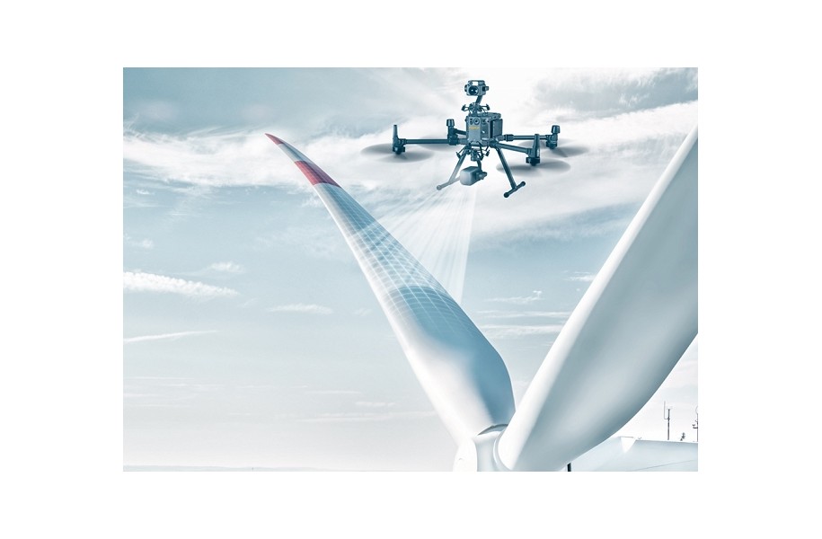 TOPseven: Berührungslose Blitzschutzprüfung von Windkraftanlagen – automatisiert und drohnengestützt