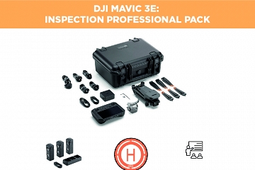 DJI Mavic 3E: Inspektion Professional Pack (Drohne + Akku Kit + Schulung)