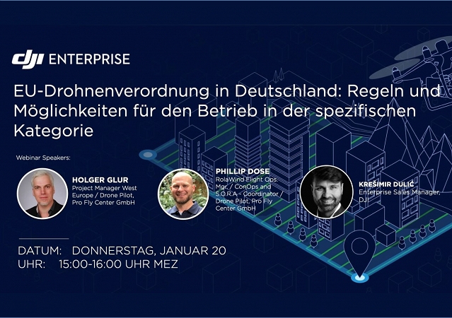 Erste Infos zum DJI / PFC E-Seminar! Thema: Drohnenflüge in der Speziellen Kategorie in Deutschland 2022!